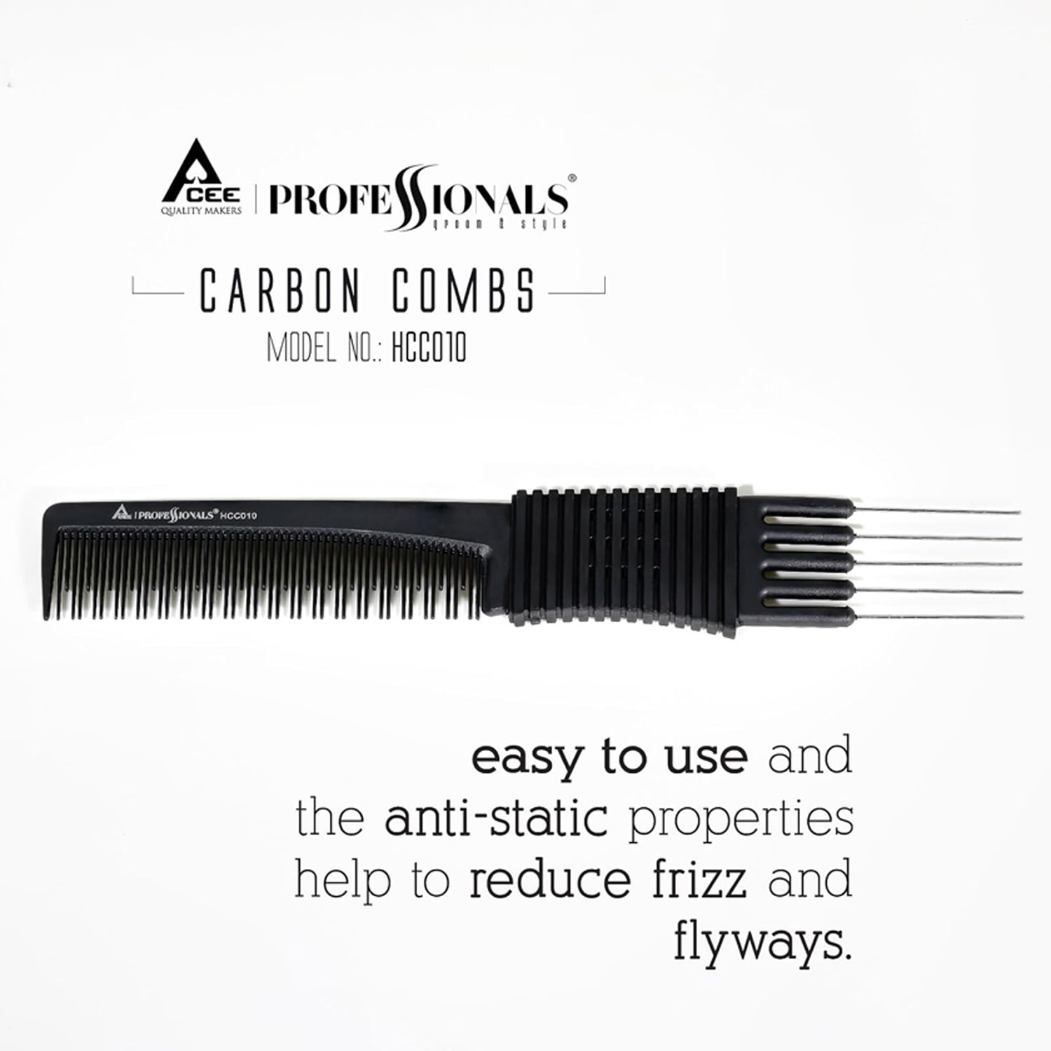 Acee Carbon Hair Combs Hcc010