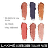Lakme Absolute Explore Eye Shadow Palette 10G