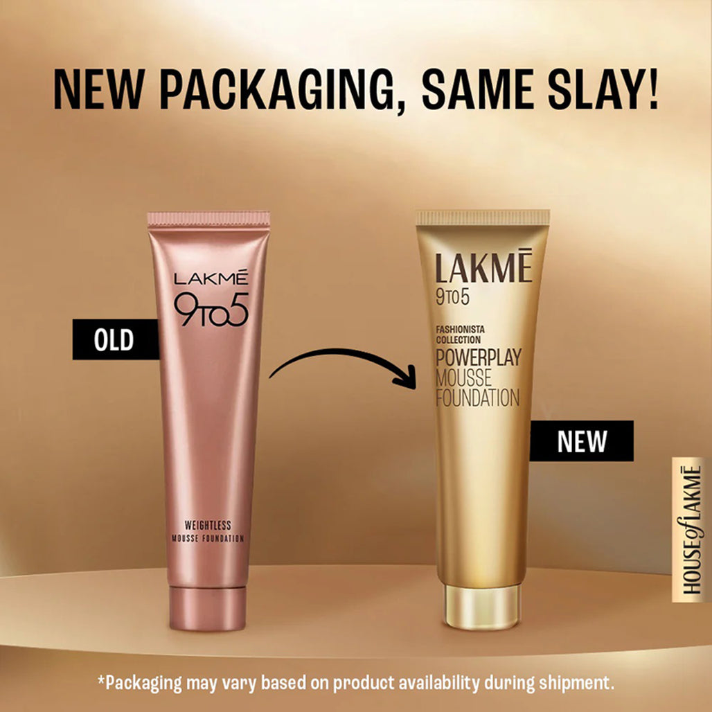 Lakme 9 To 5 Powerplay Mousse Foundation Mini 6G