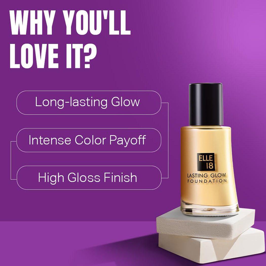 Elle 18 Lasting Glow Foundation 27Ml