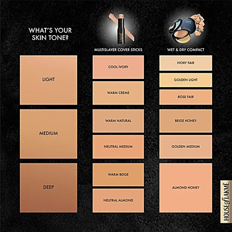 Lakme Facelift Multislayer Foundation Cover Stick 11G
