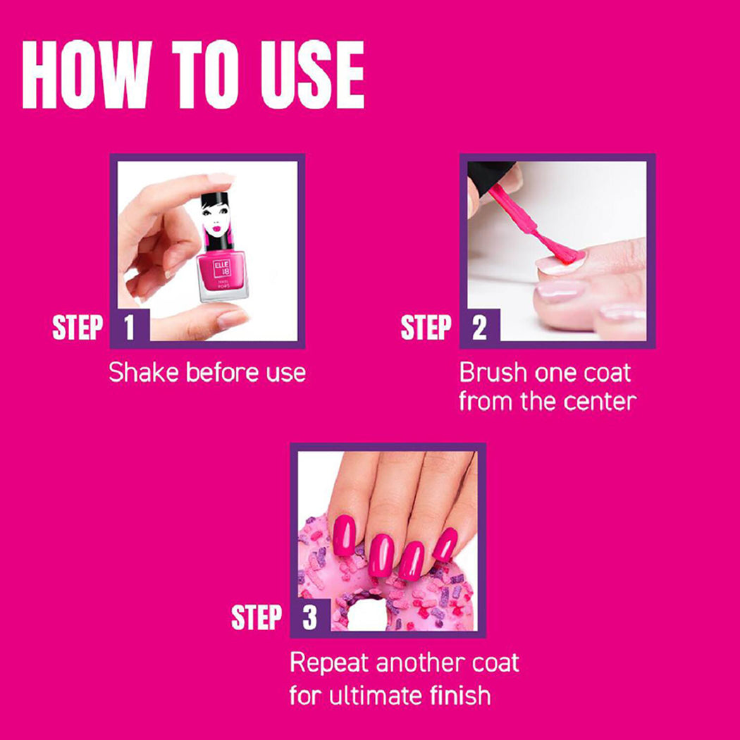 Elle 18 Nail Pops Nail Color 5Ml