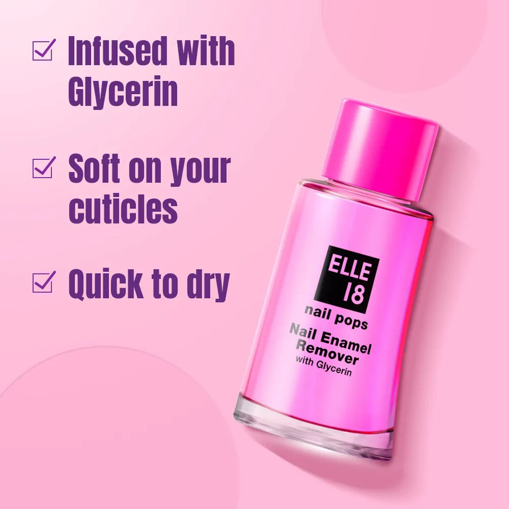 Elle 18 Nail Pops Nail Enamel Remover 30Ml