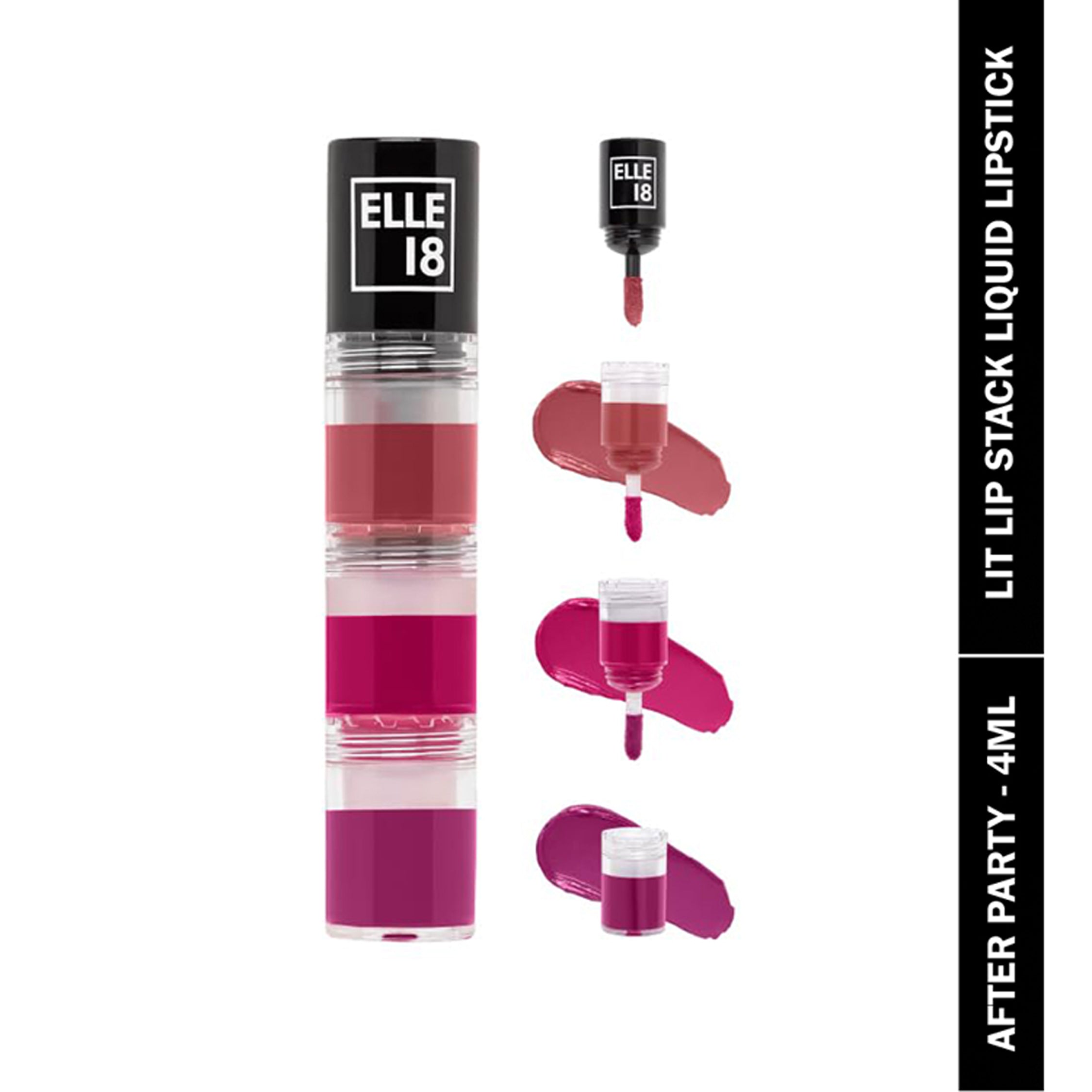 Elle 18 Lit Lip Stack Liquid Lipstick 4Ml
