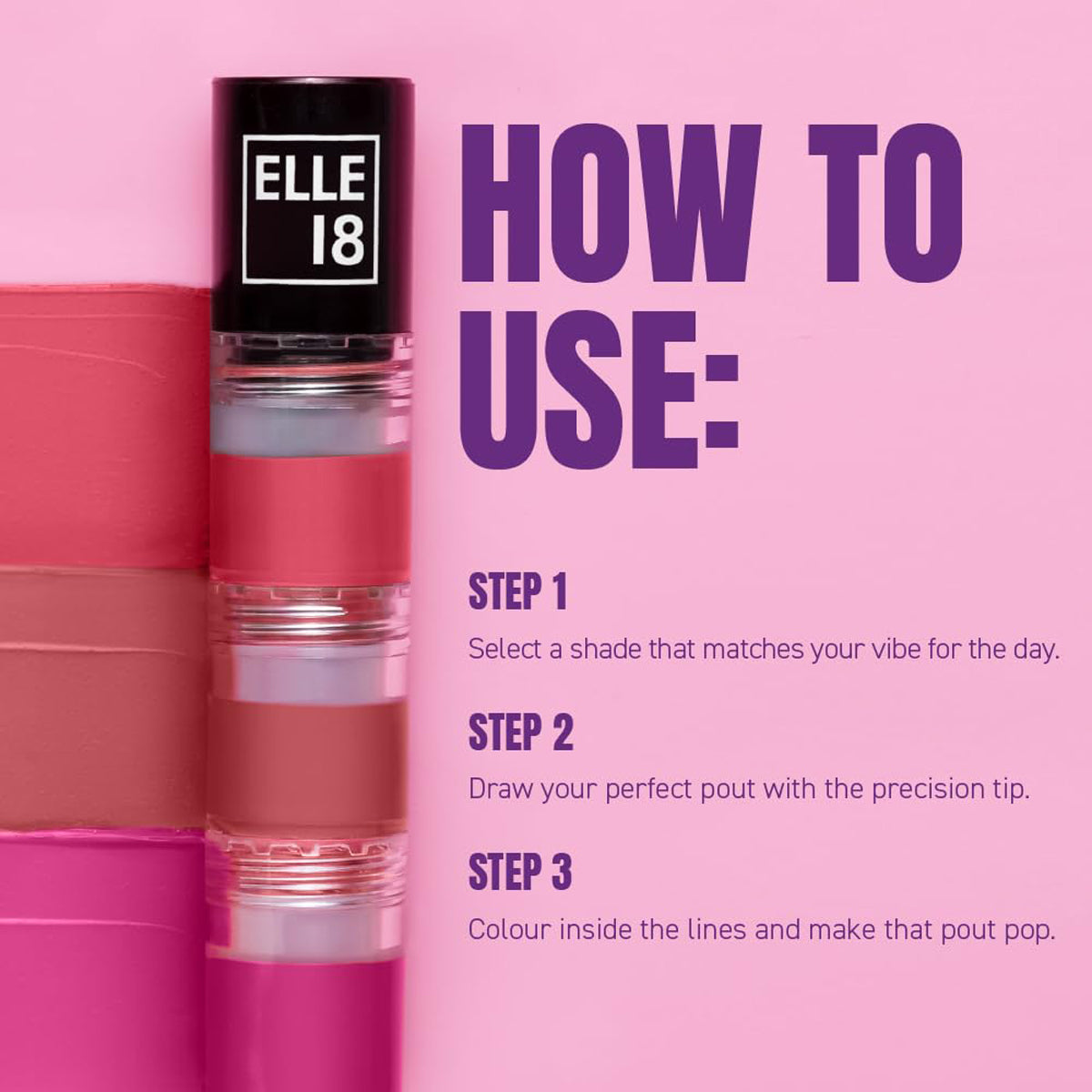 Elle 18 Lit Lip Stack Liquid Lipstick 4Ml