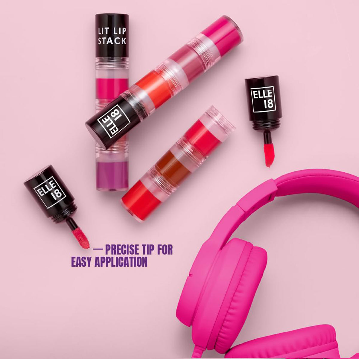 Elle 18 Lit Lip Stack Liquid Lipstick 4Ml