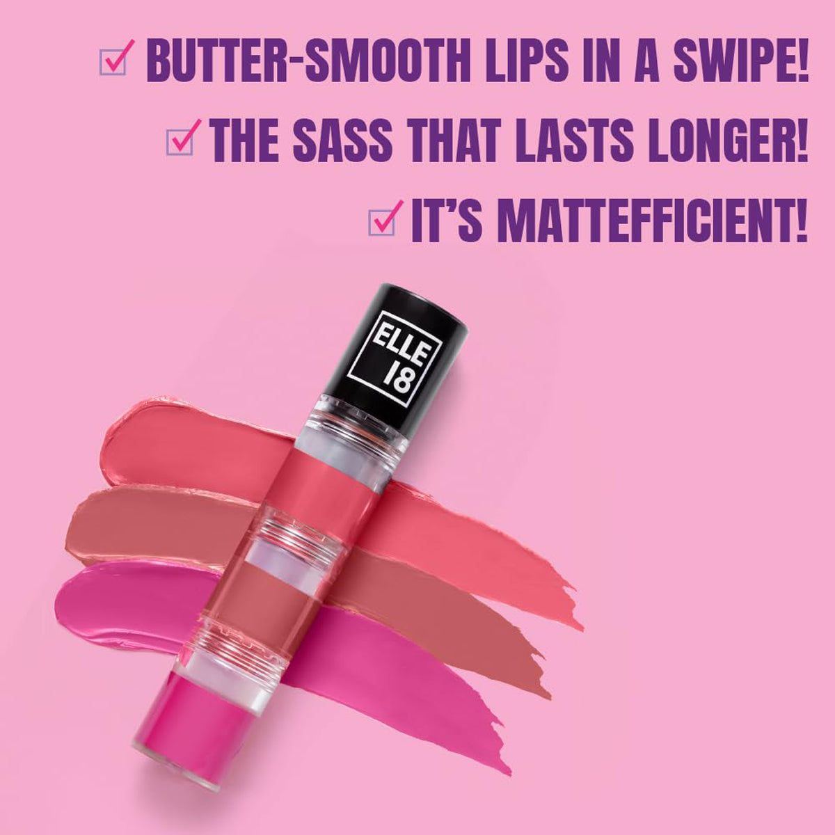Elle 18 Lit Lip Stack Liquid Lipstick 4Ml