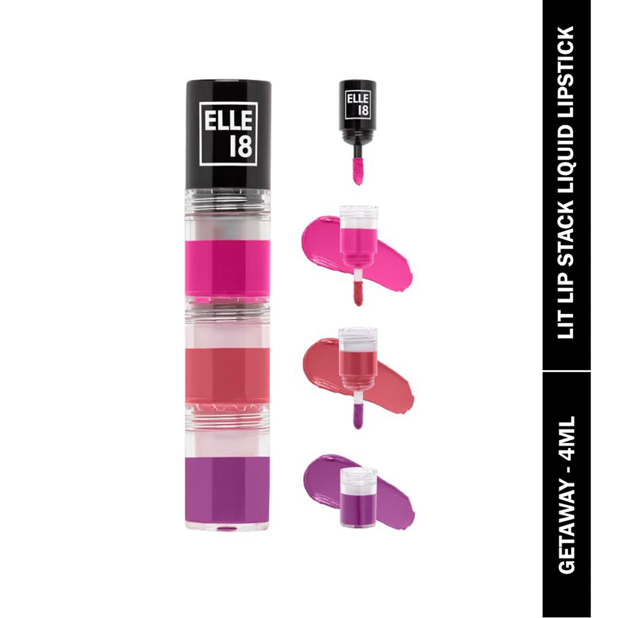 Elle 18 Lit Lip Stack Liquid Lipstick 4Ml
