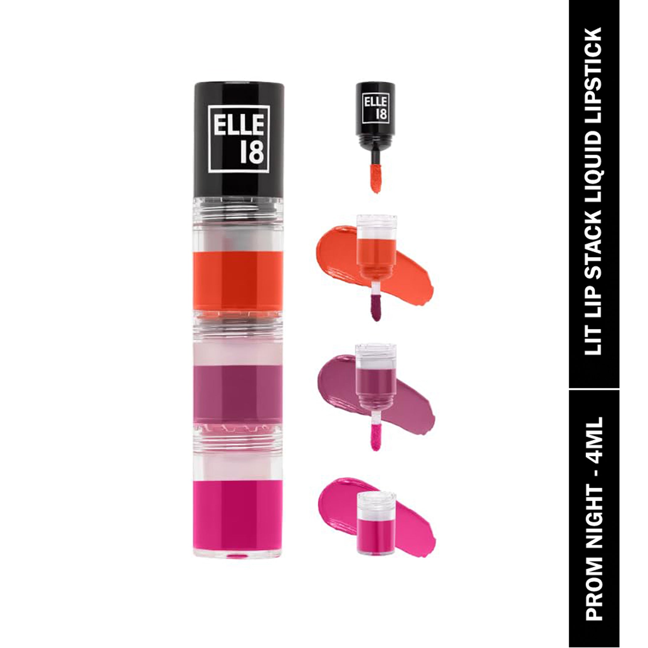 Elle 18 Lit Lip Stack Liquid Lipstick 4Ml