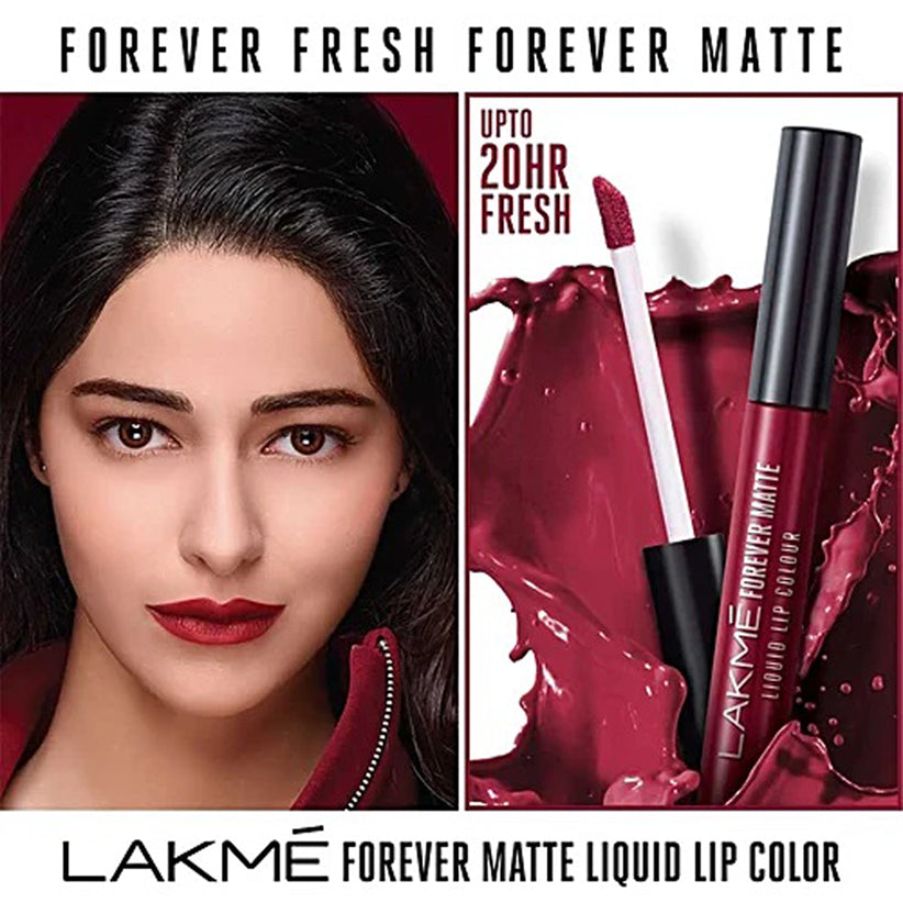 Lakme Forever Matte Liquid Lipcolor