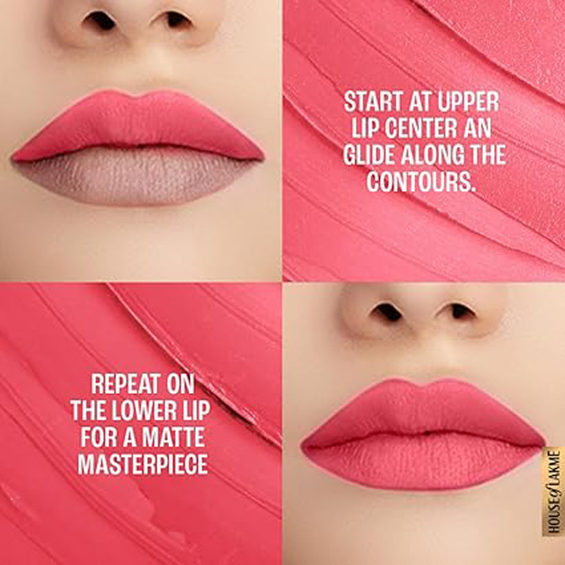 Lakme 9 To 5 Primer + Matte Lip Color 3.6G