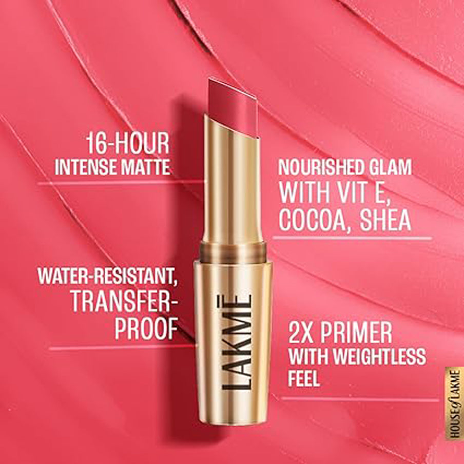 Lakme 9 To 5 Primer + Matte Lip Color 3.6G