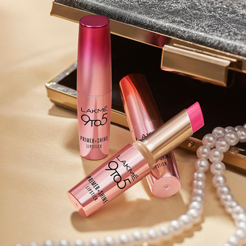 Lakme 9 To 5 Primer + Shine Lipstick