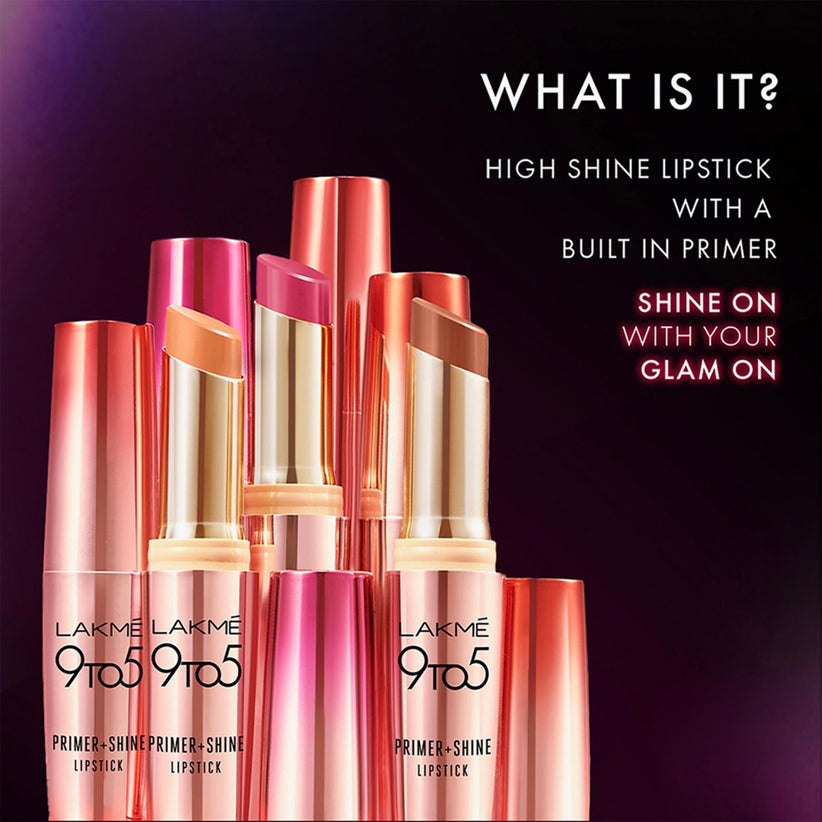 Lakme 9 To 5 Primer + Shine Lipstick