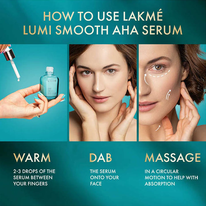 Lakme Lumi Smooth Aha Serum 8Per 15Ml