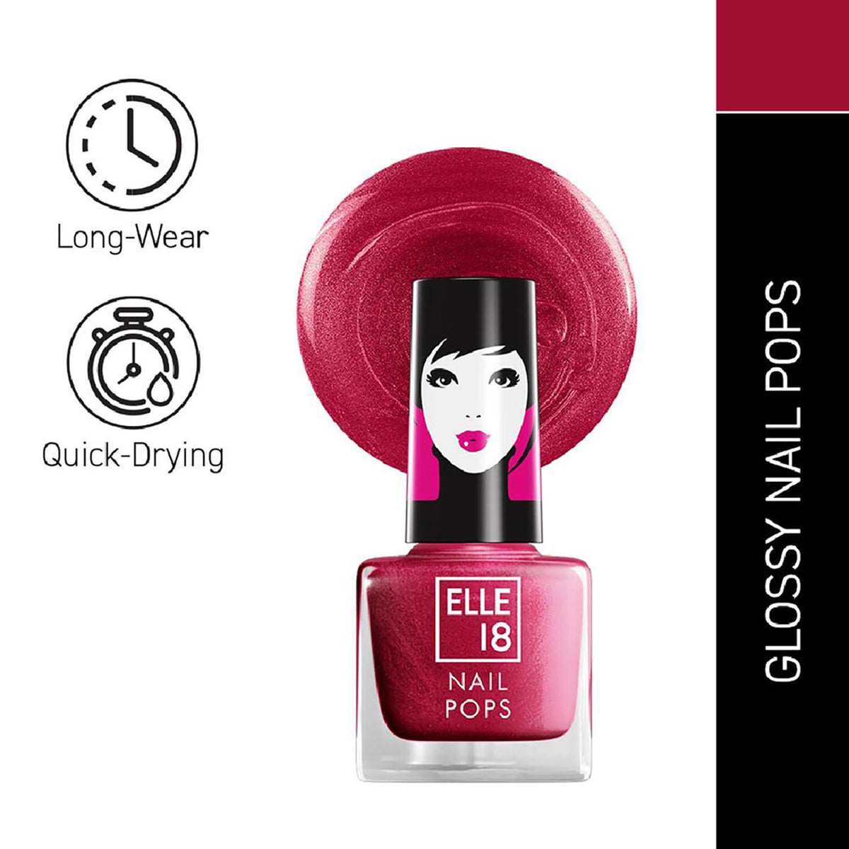 Lakme Elle 18 Nail Pops Nail Polish 5Ml