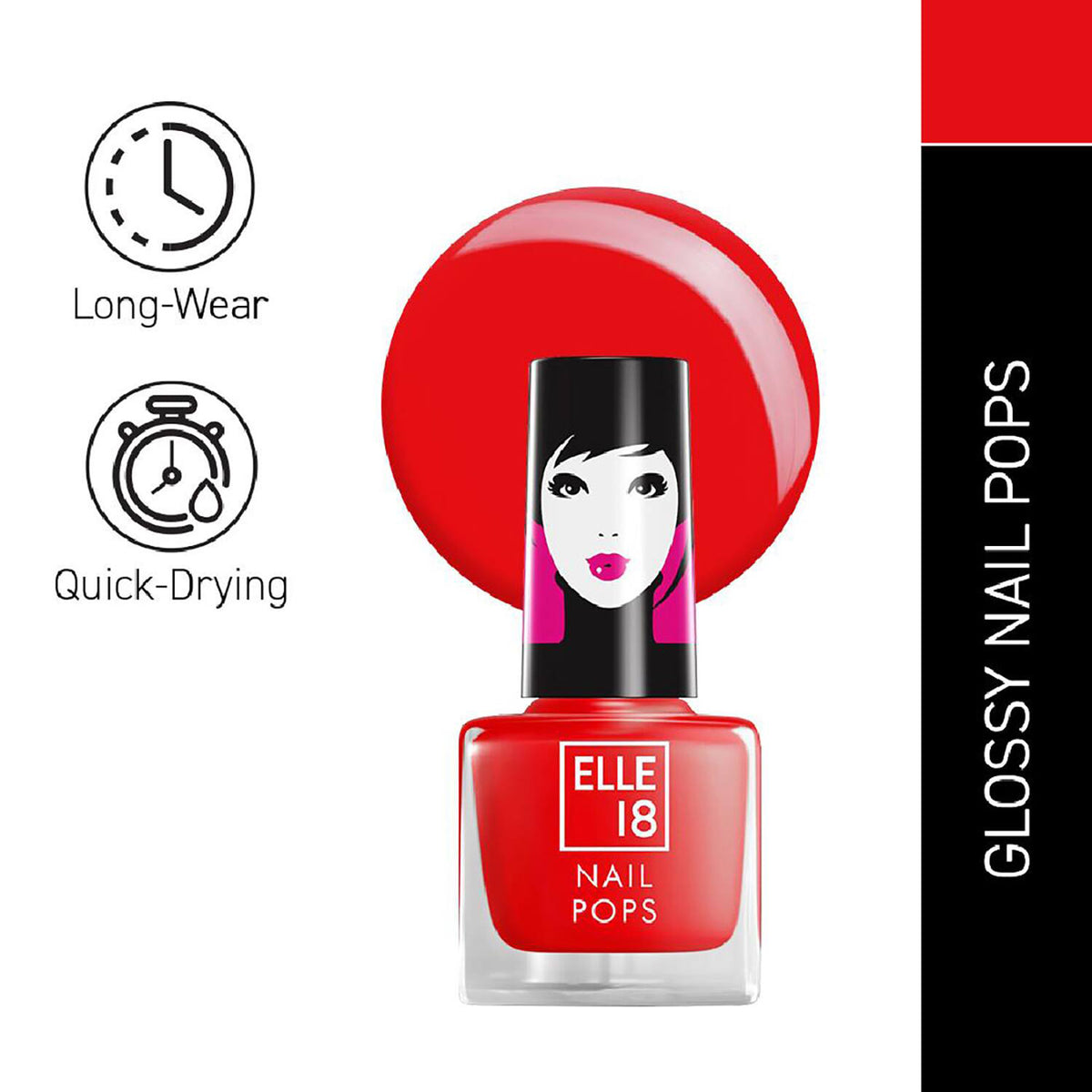 Lakme Elle 18 Nail Pops Nail Polish 5Ml