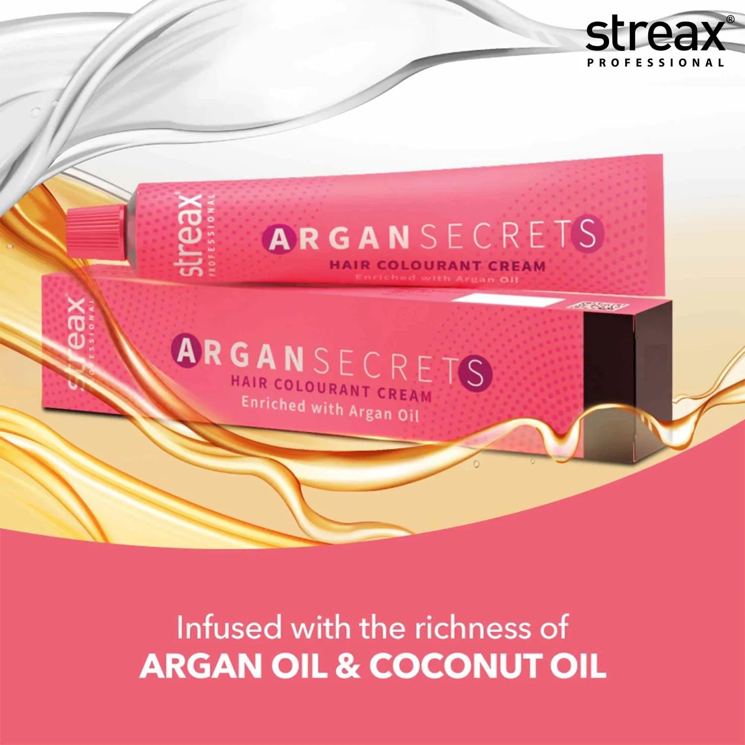 Streax Proffessional Argan Secrets Hair Colourant Cream 60G