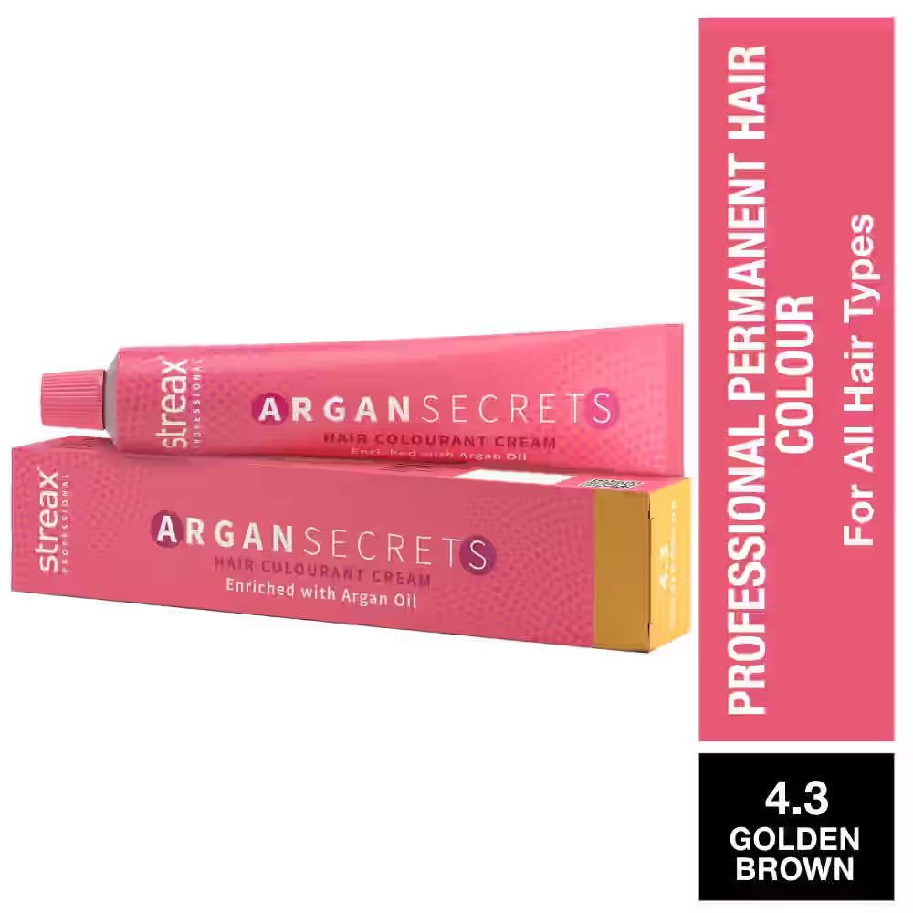 Streax Proffessional Argan Secrets Hair Colourant Cream 60G