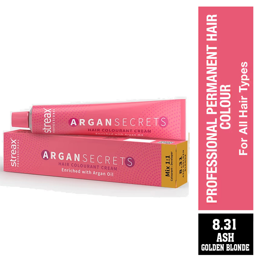 Streax Proffessional Argan Secrets Hair Colourant Cream 60G
