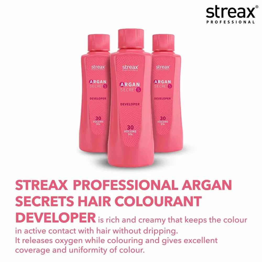 Streax Professionl Argan Secrets 40 Volume 12Per Developer
