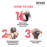 Streax Professional Argan Secrets Moisturing Shampoo