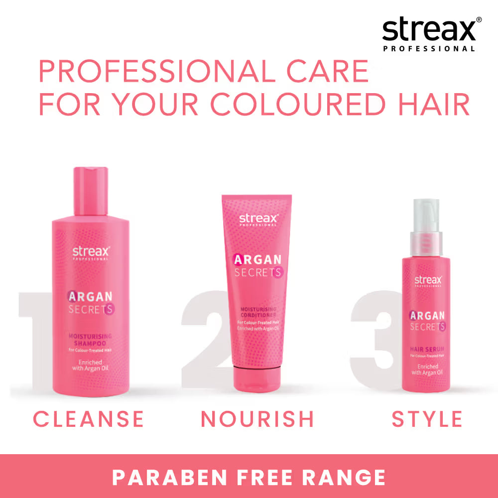 Streax Professional Argan Secrets Moisturing Shampoo