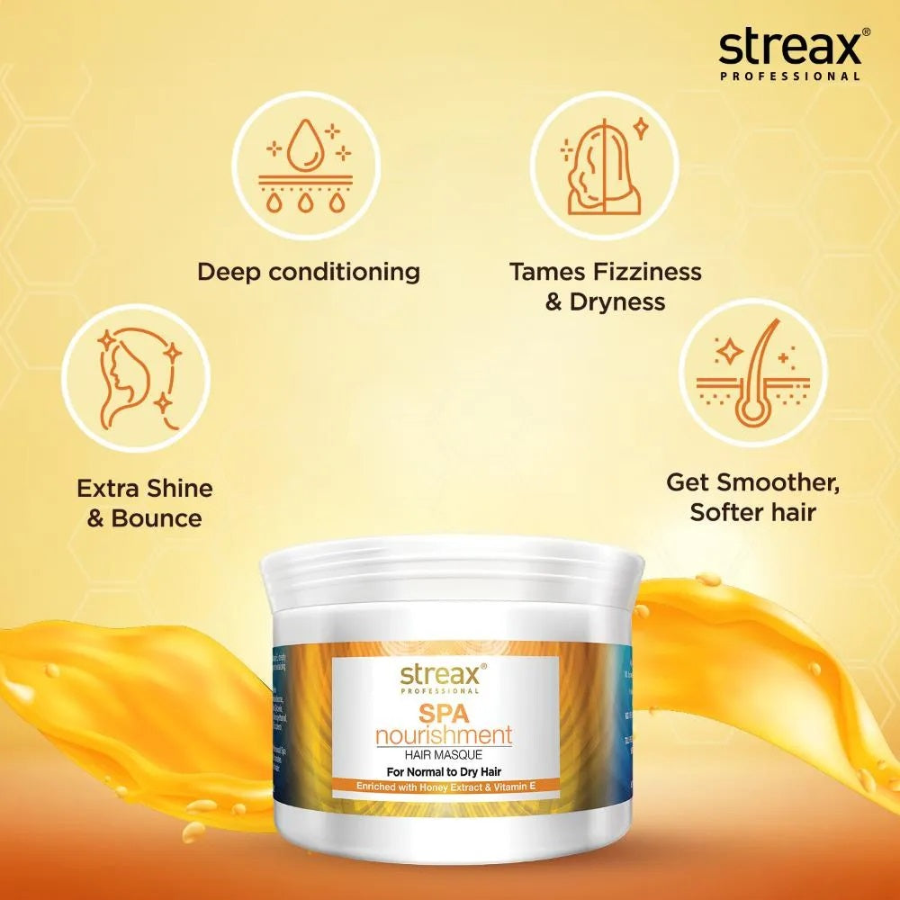 Streax Professional Spa Nourishment Hair Masque For Normal To Dry Hair