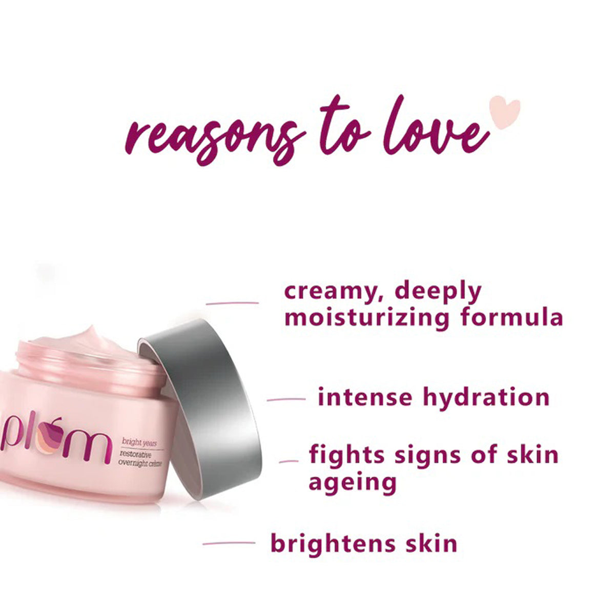 Plum Bright Years Restorative Overnight Creme 50Ml