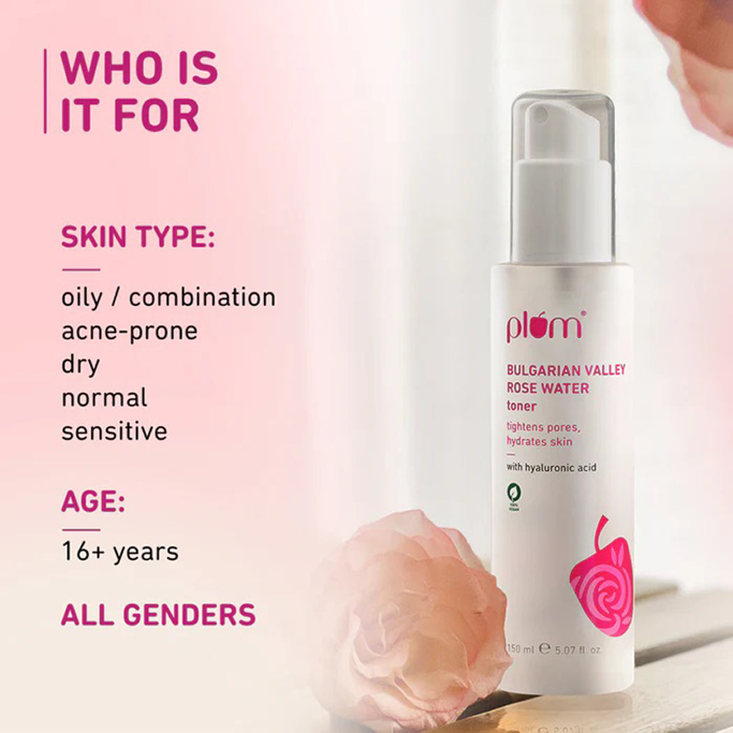 Plum Bulgarian Valley Rose Water Toner
