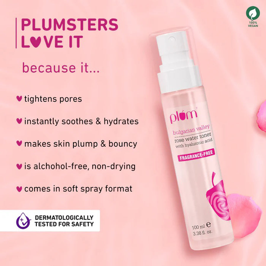 Plum Bulgarian Valley Rose Water Toner