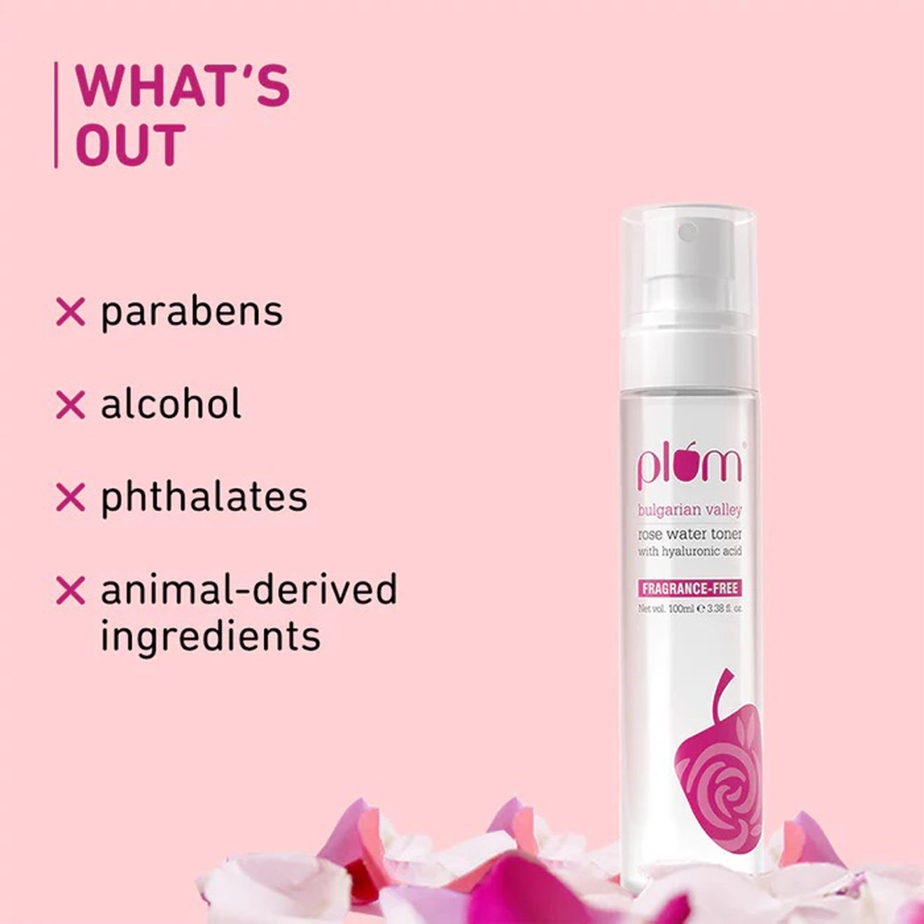 Plum Bulgarian Valley Rose Water Toner
