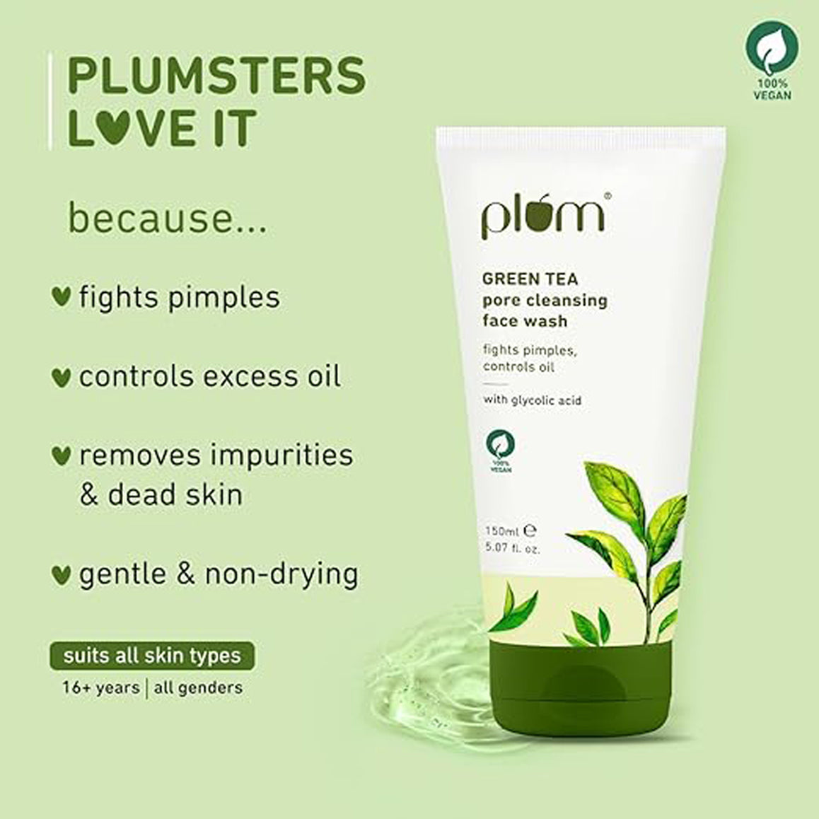 Plum Green Tea Pore Cleansing Face Wash