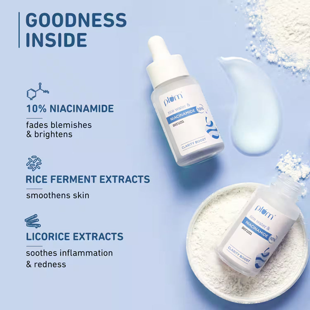 Plum 10Per Niacinamide Face Serum With Rice Water