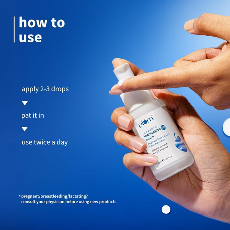 Plum 10Per Niacinamide Face Serum With Rice Water