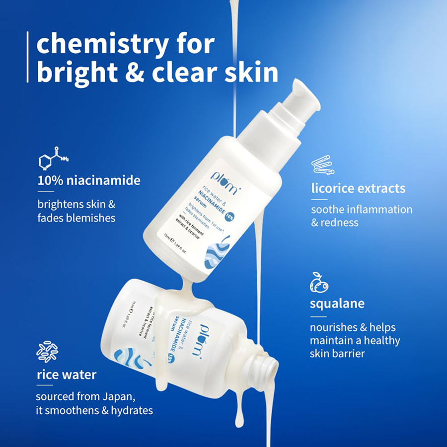 Plum 10Per Niacinamide Face Serum With Rice Water