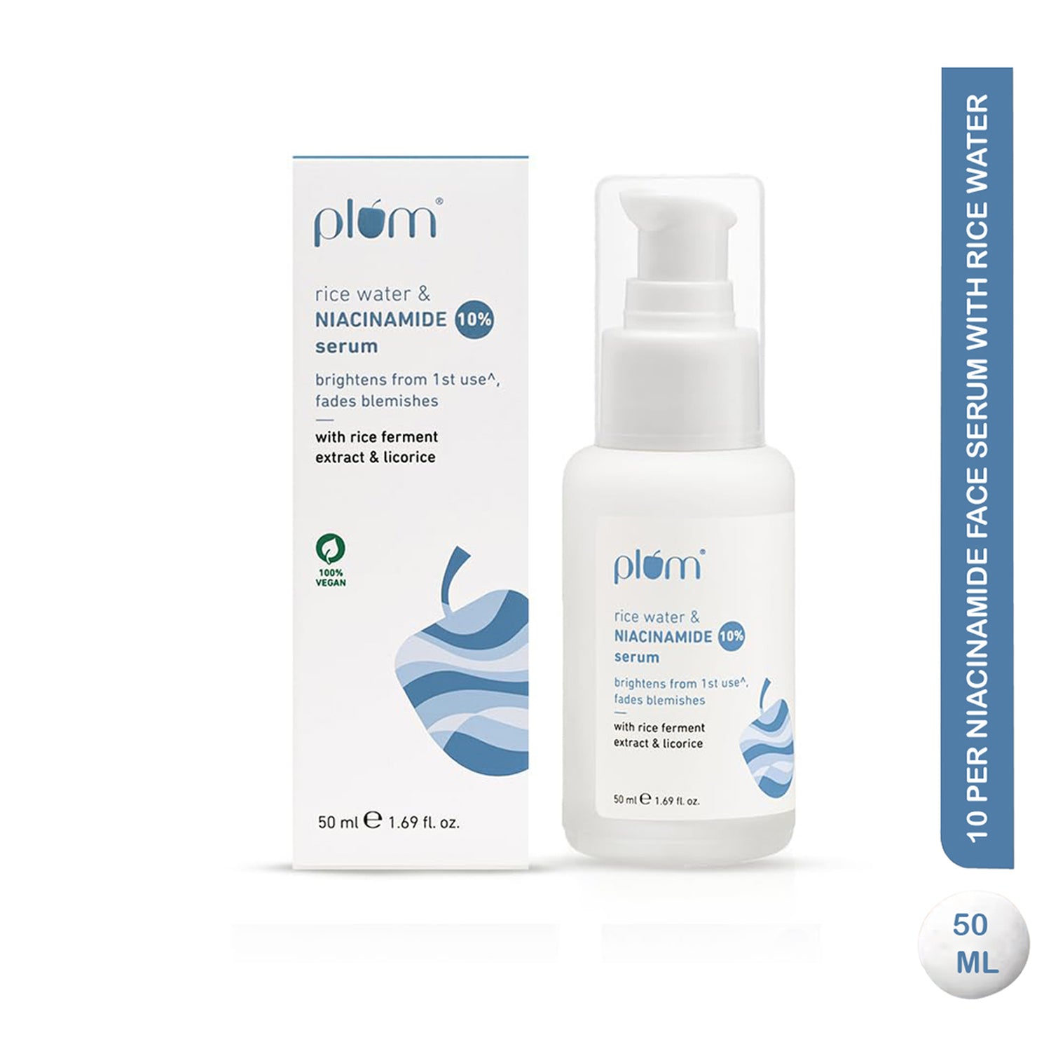 Plum 10Per Niacinamide Face Serum With Rice Water