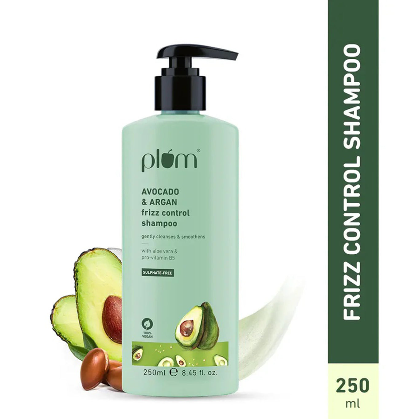 Plum Avocado Argan Frizz Control Shampoo 250Ml
