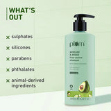 Plum Avocado Argan Frizz Control Shampoo 250Ml