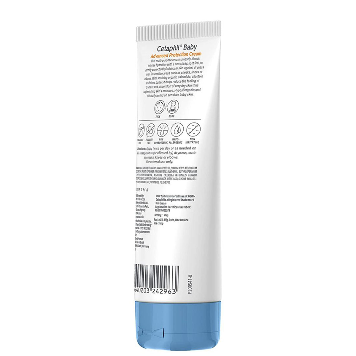 Cetaphil Baby Advanced Protection Cream With Organic Calendula 85G