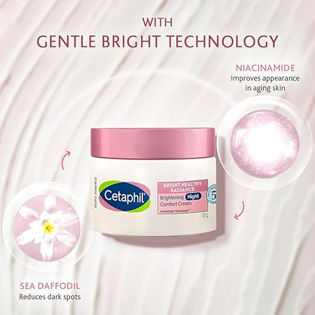 Cetaphil Bright Healthy Radiance Brightening Night Comfort Cream 50G