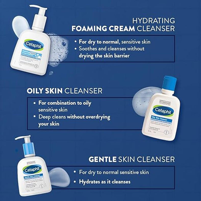 Cetaphil Hydrating Foaming Cream Cleanser 236 Ml