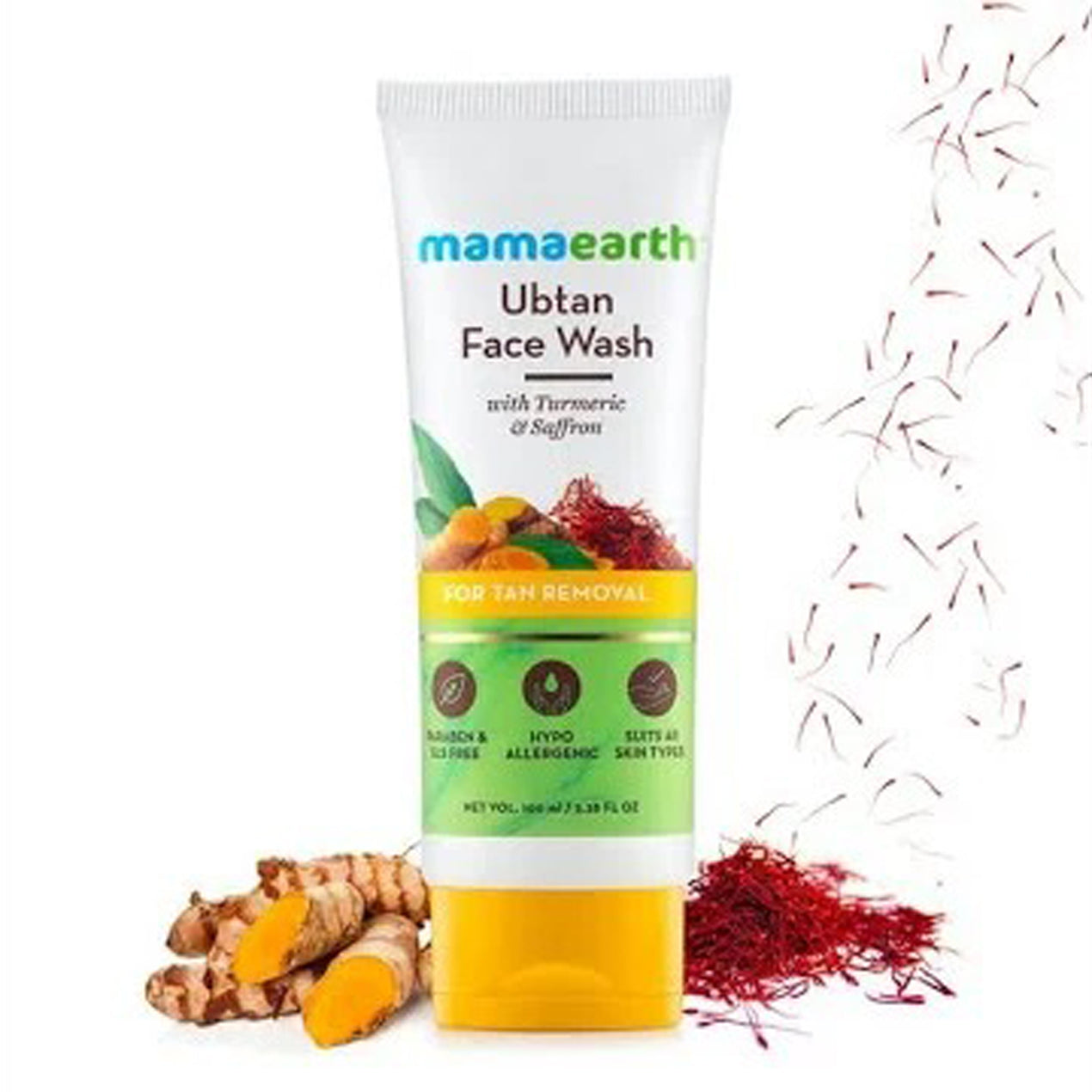 Mamaearth Ubtan Face Wash Turmeric & Saffron