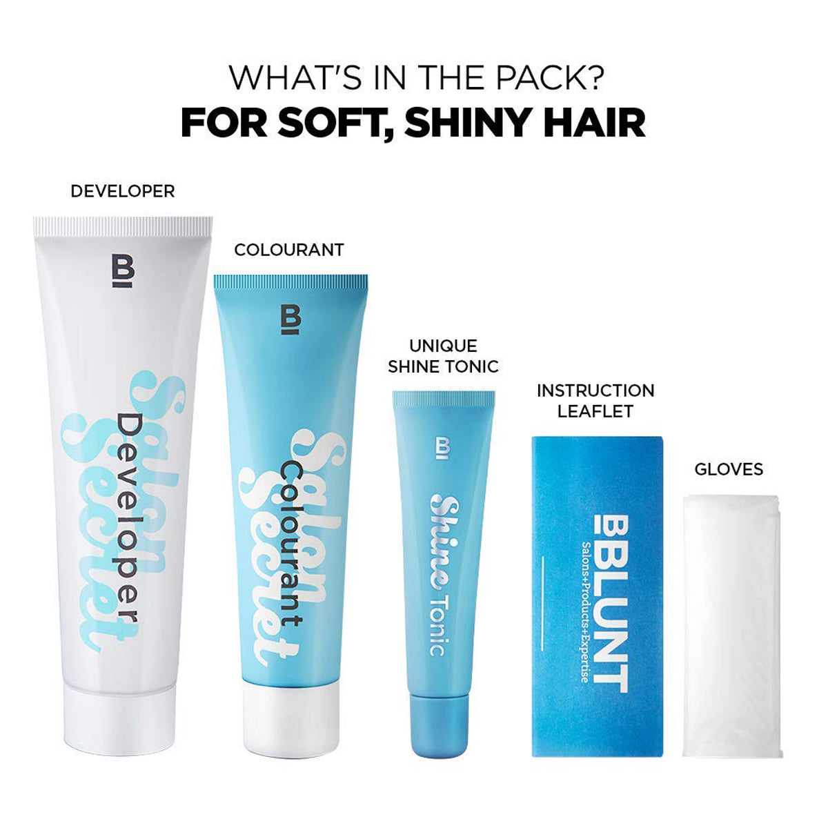 Bblunt Salon Secret High Shine Creame Hair Colour 50G, 50Ml, 8Ml