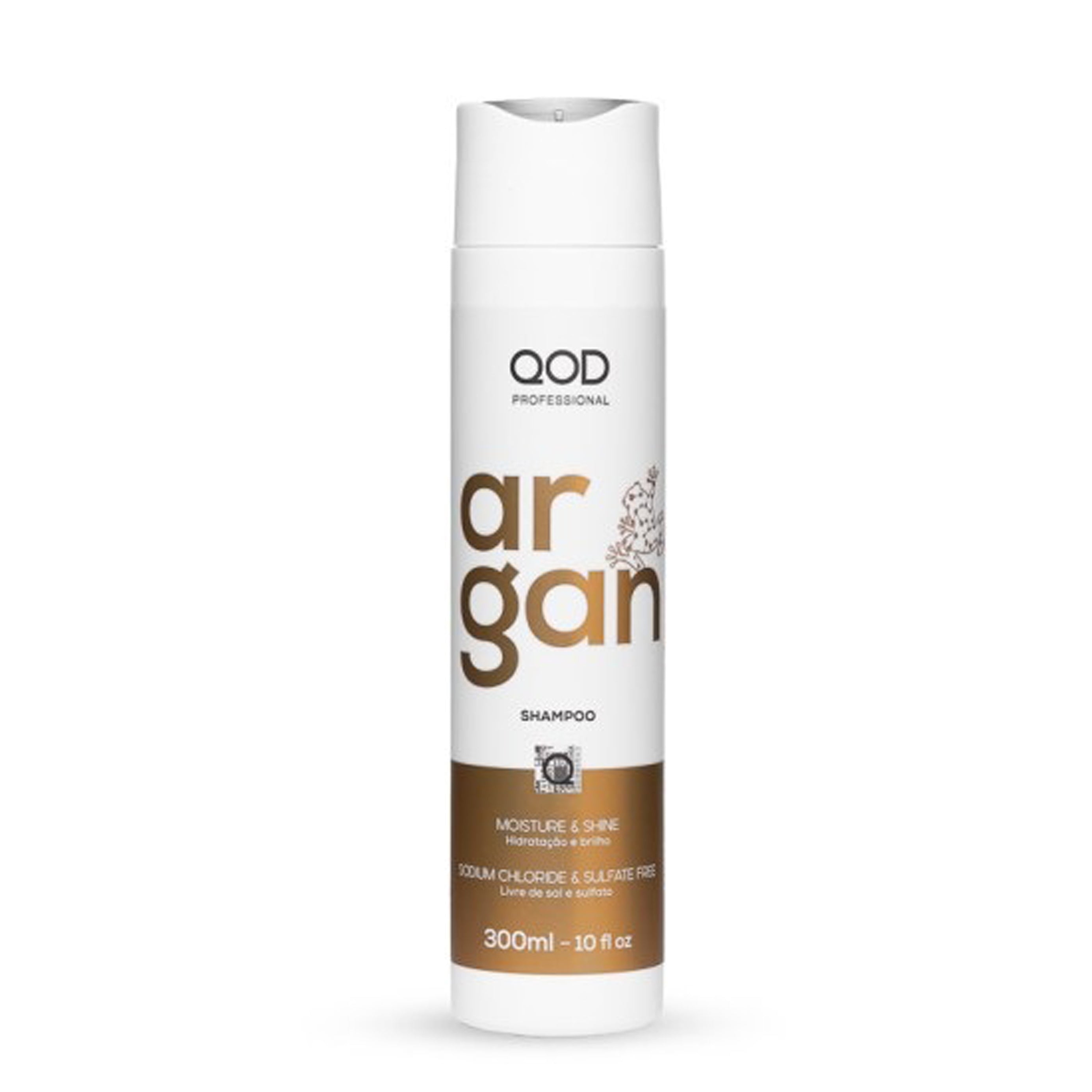 Qod Professional Shampoo For Moisture & Shine 300Ml