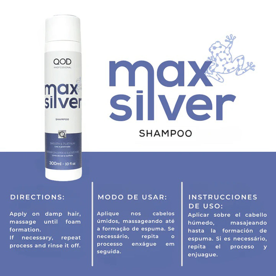 Qod Professional Shampoo For Smooth & Platinum