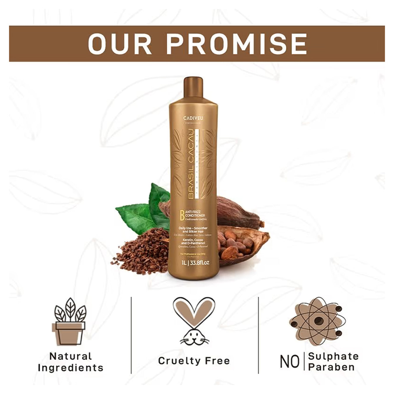Brasil Cacau B Anti Frizz Conditioner