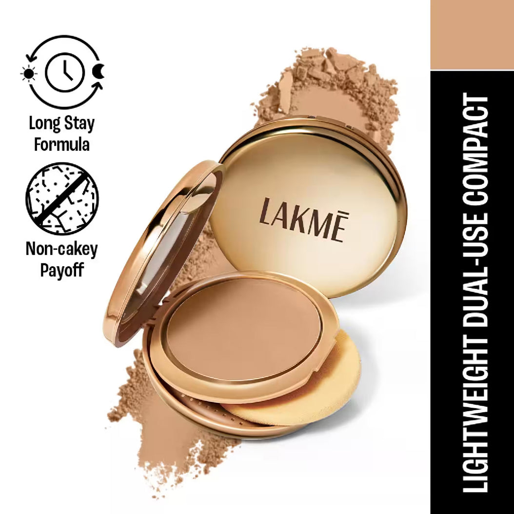 Lakme 9To5 Unreal Dual Cover Pressed Powder 9G
