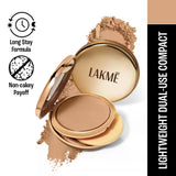 Lakme 9To5 Unreal Dual Cover Pressed Powder 9G
