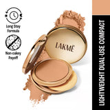 Lakme 9To5 Unreal Dual Cover Pressed Powder 9G